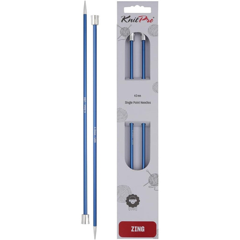 Agulla calceta de Aluminio 40 cm zing