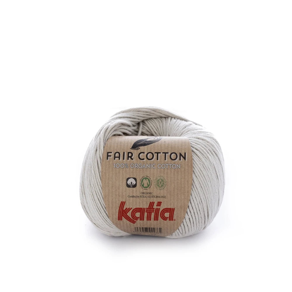 Ovillo Fair Cotton Katia 100% Algodón Orgánico