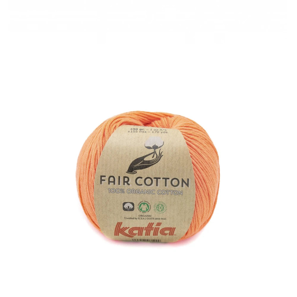 Ovillo Fair Cotton Katia 100% Algodón Orgánico