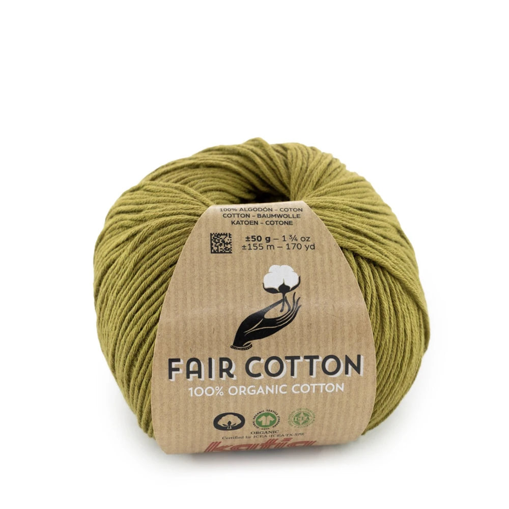 Ovillo Fair Cotton Katia 100% Algodón Orgánico